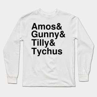 The Deitouched get Helvetica (Black) Long Sleeve T-Shirt